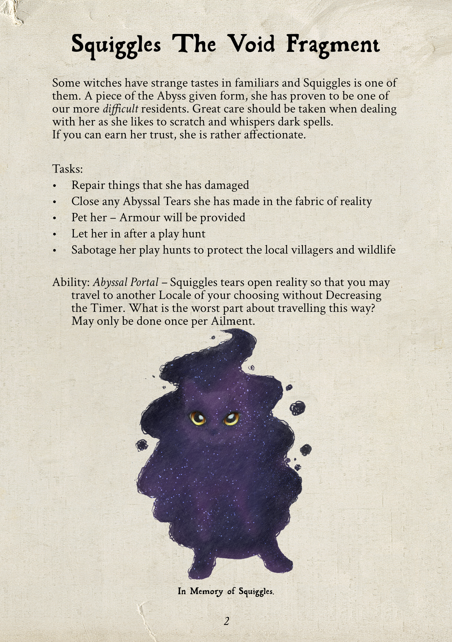 Apothecaria - Familiar Shelter Expansion