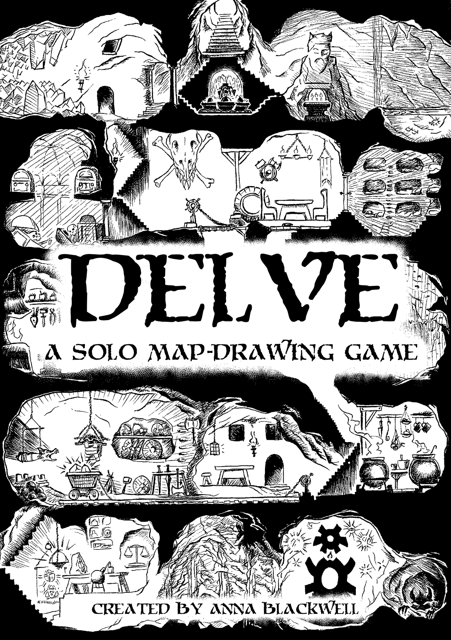 DELVE: A Solo Map Drawing Game
