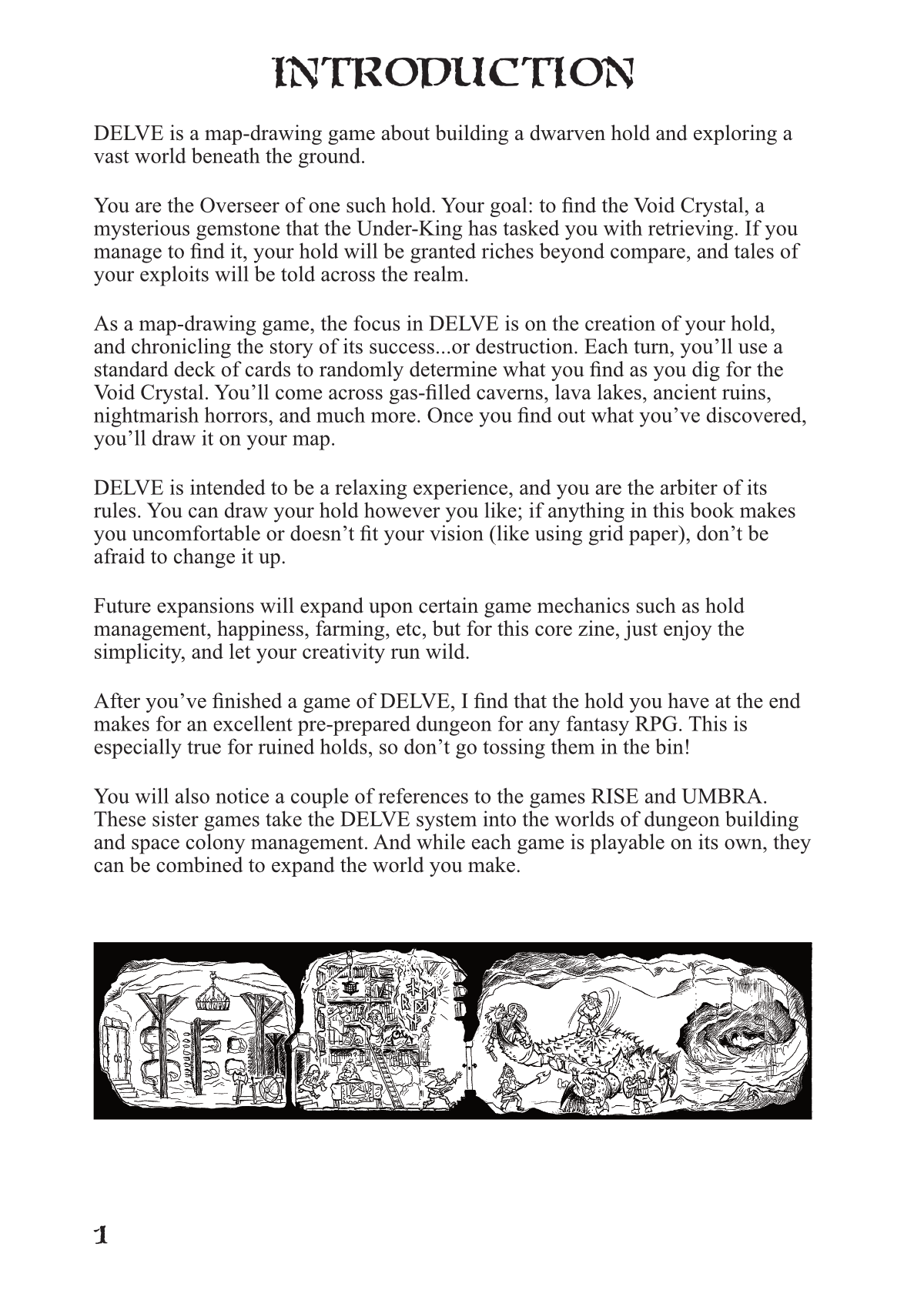 DELVE A Solo Map Drawing Game blackwellwriter